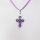 Small Cross - Trina-Mauve Suedine - 1